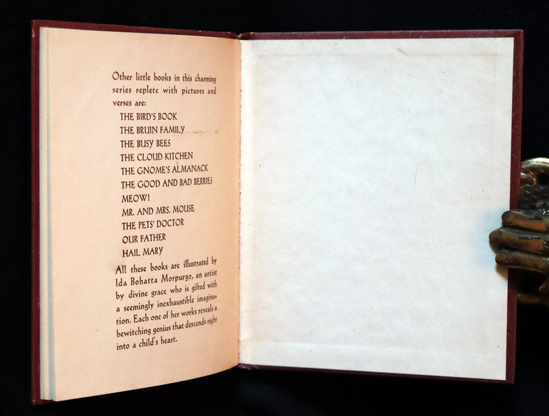 1946 Scarce First English Edition - The FLOWER BOOK illustrated by Ida Bohatta Morpurgo.