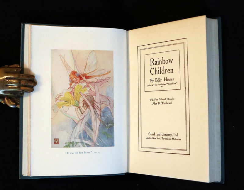 1916 Rare Book - RAINBOW CHILDREN by Edith Howes illustrated by Alice B. Woodward.
