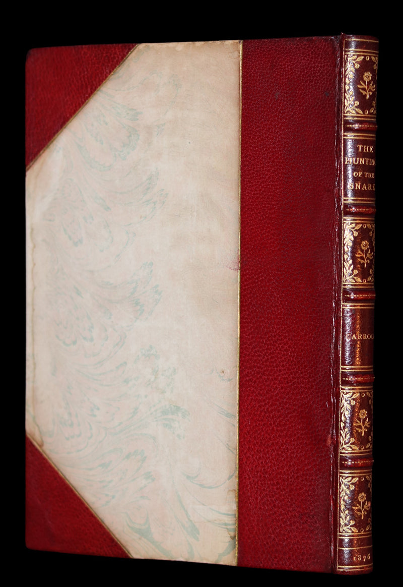 1876 Rare First Edition in a nice binding - The Hunting of the SNARK by Lewis Carroll. Illustrated by Henry Holiday.