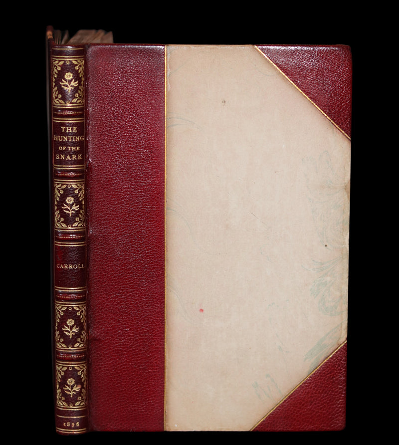 1876 Rare First Edition in a nice binding - The Hunting of the SNARK by Lewis Carroll. Illustrated by Henry Holiday.