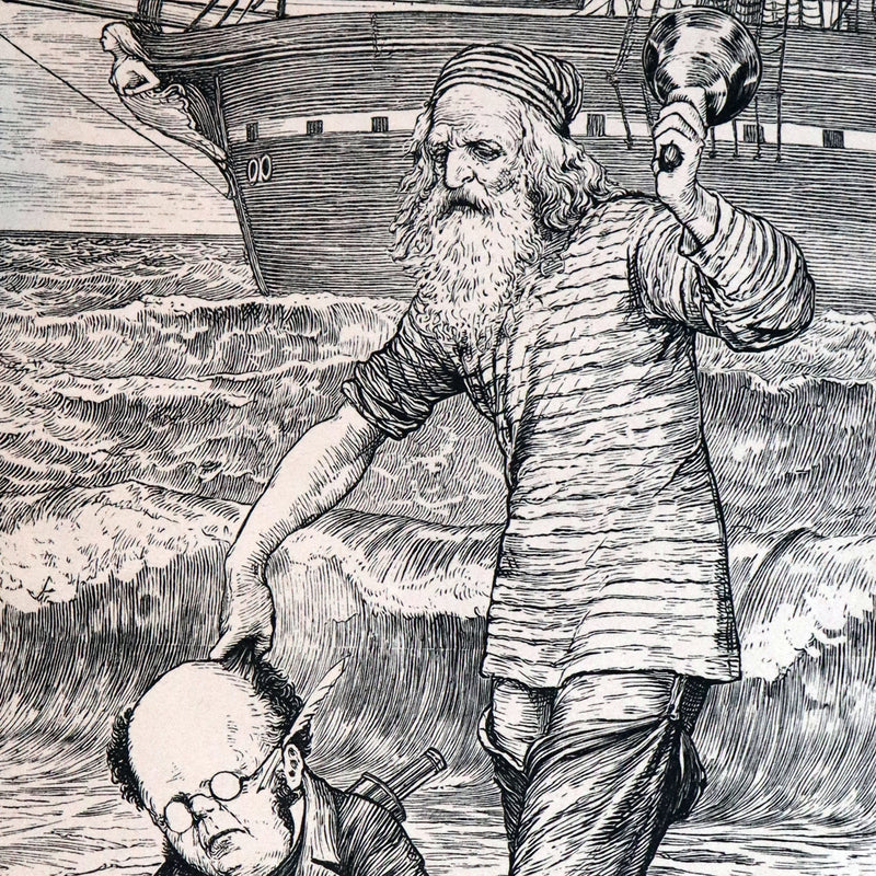 1876 Rare First Edition in a nice binding - The Hunting of the SNARK by Lewis Carroll. Illustrated by Henry Holiday.