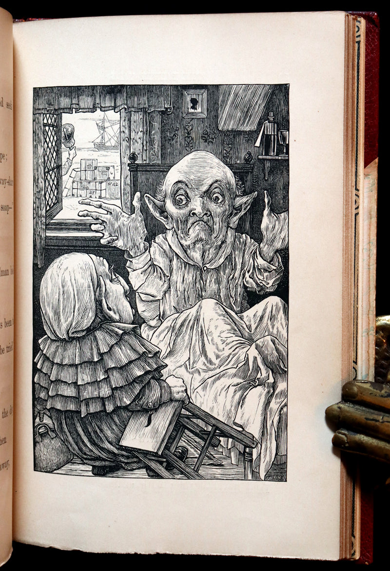 1876 Rare First Edition in a nice binding - The Hunting of the SNARK by Lewis Carroll. Illustrated by Henry Holiday.