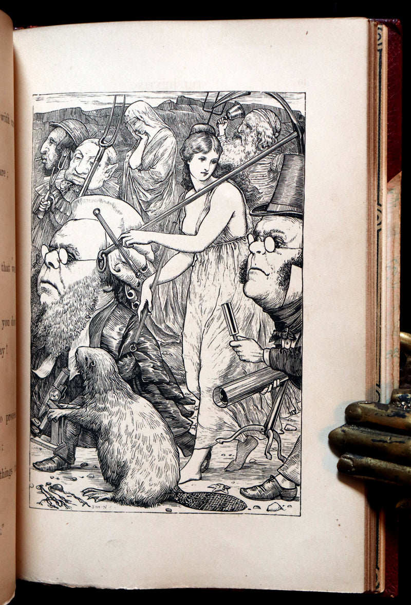 1876 Rare First Edition in a nice binding - The Hunting of the SNARK by Lewis Carroll. Illustrated by Henry Holiday.