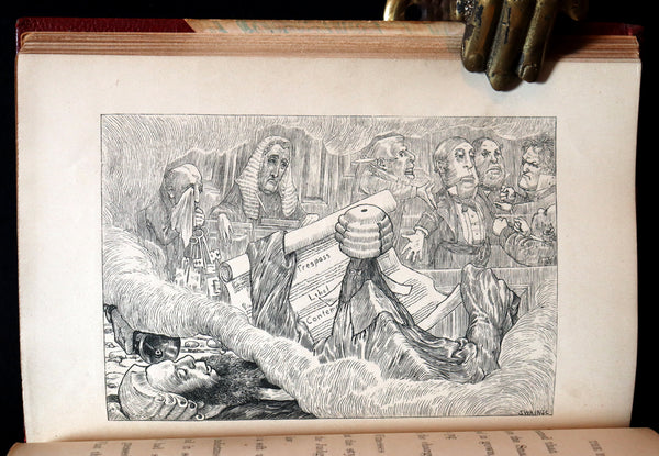 1876 Rare First Edition in a nice binding - The Hunting of the SNARK by Lewis Carroll. Illustrated by Henry Holiday.