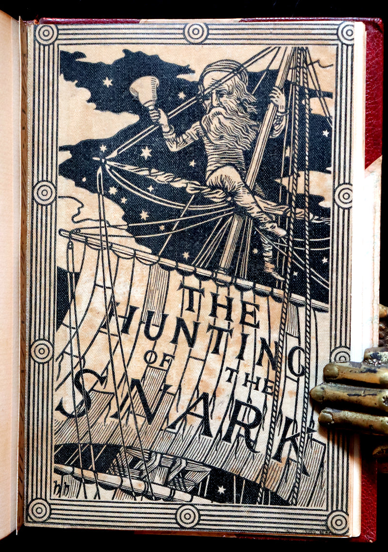 1876 Rare First Edition in a nice binding - The Hunting of the SNARK by Lewis Carroll. Illustrated by Henry Holiday.