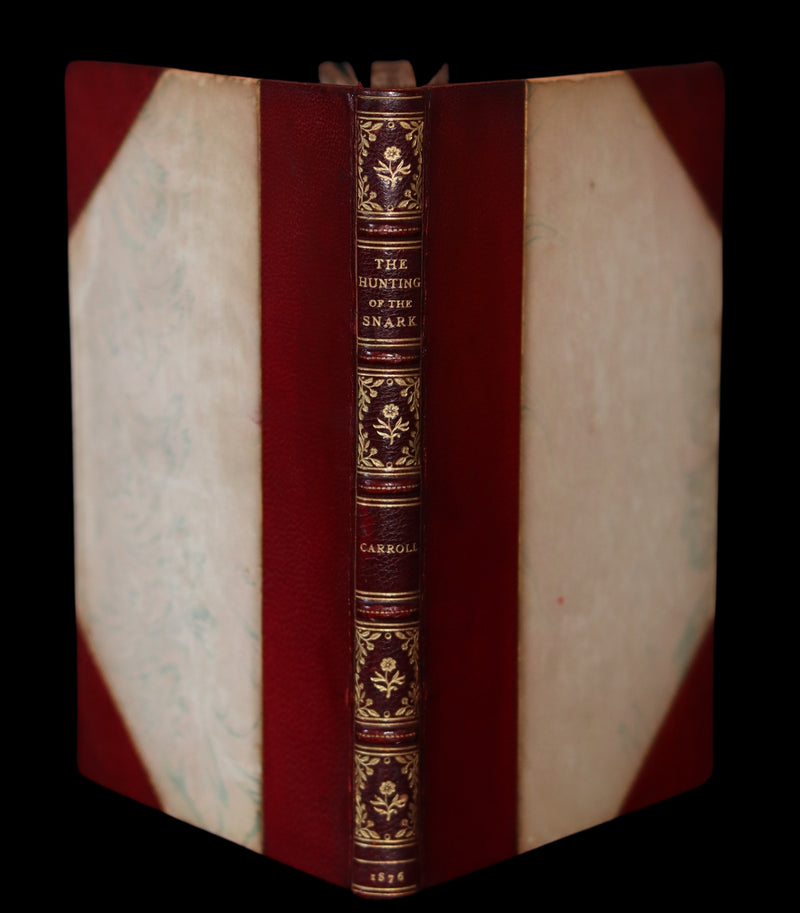 1876 Rare First Edition in a nice binding - The Hunting of the SNARK by Lewis Carroll. Illustrated by Henry Holiday.