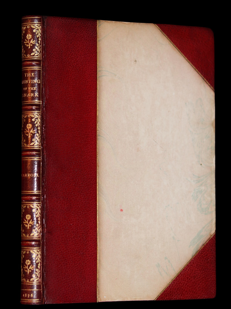 1876 Rare First Edition in a nice binding - The Hunting of the SNARK by Lewis Carroll. Illustrated by Henry Holiday.