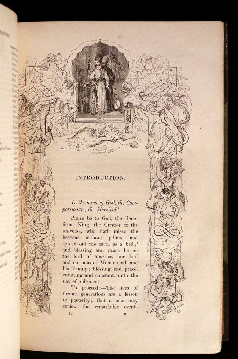 1859 Rare Book set - The Thousand & One Nights, ARABIAN NIGHTS by Edward William Lane.