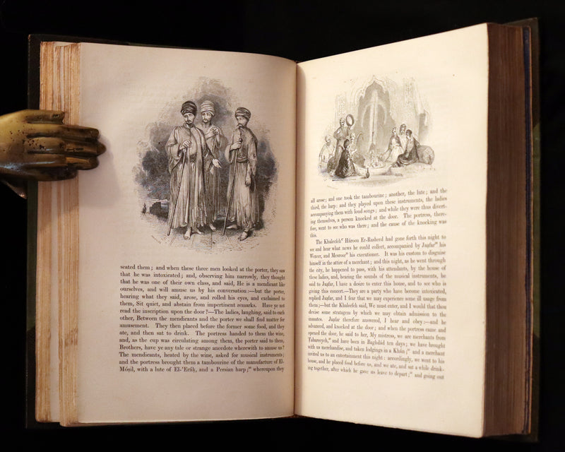 1859 Rare Book set - The Thousand & One Nights, ARABIAN NIGHTS by Edward William Lane.