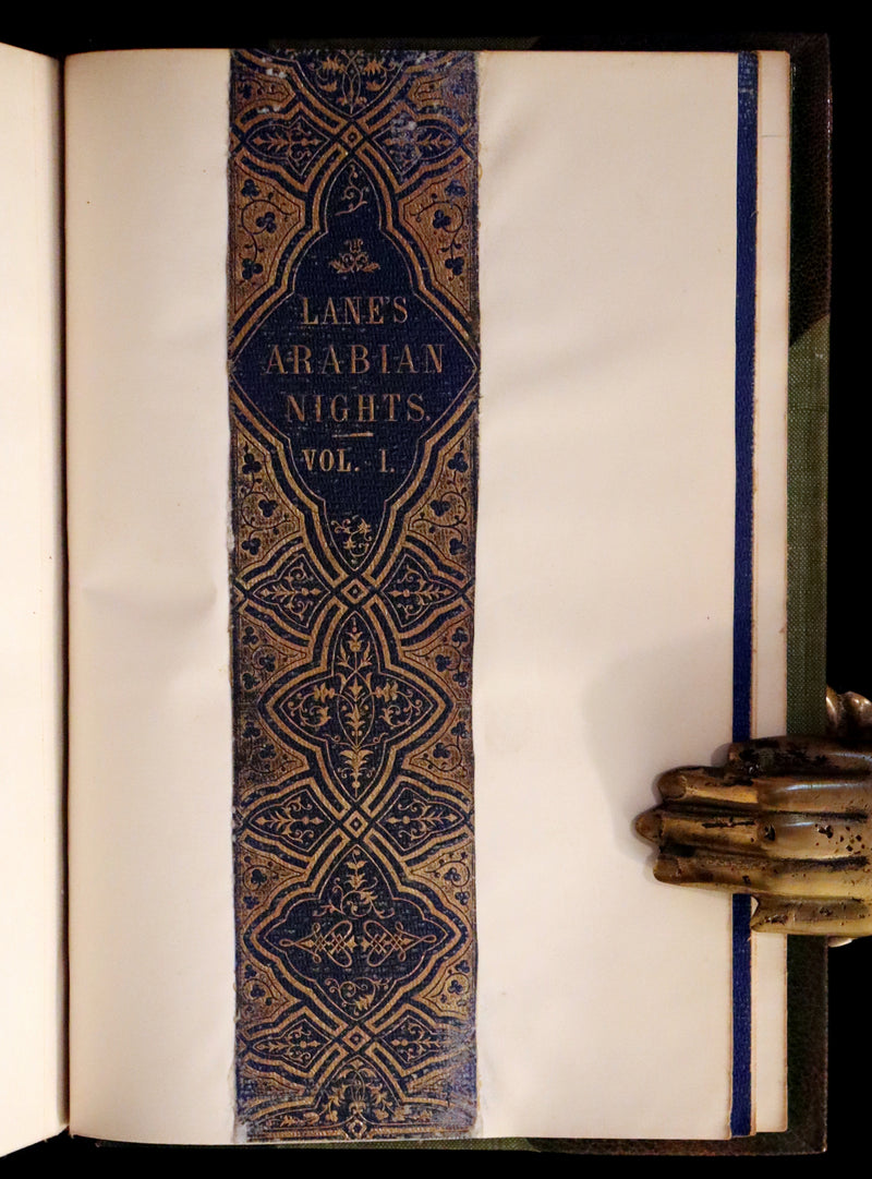 1859 Rare Book set - The Thousand & One Nights, ARABIAN NIGHTS by Edward William Lane.