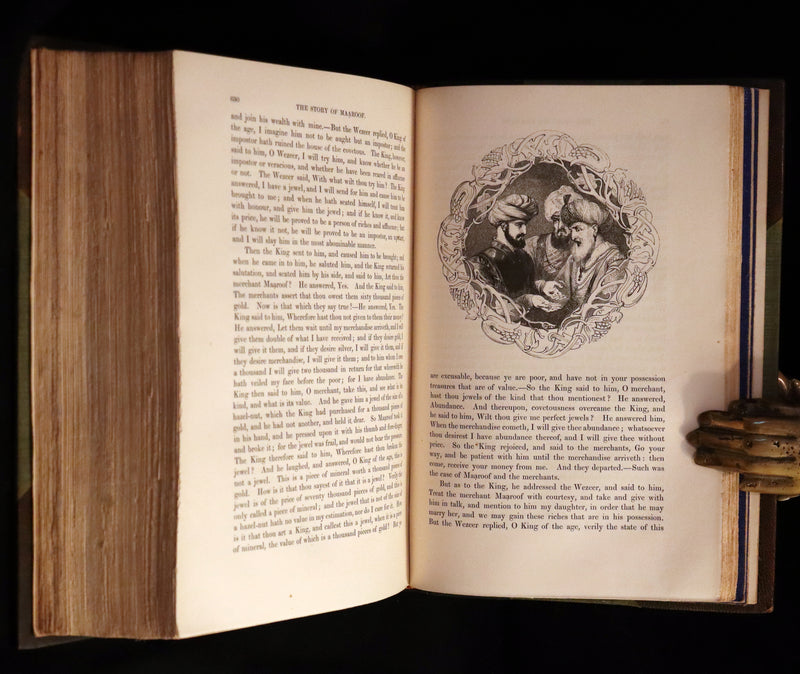 1859 Rare Book set - The Thousand & One Nights, ARABIAN NIGHTS by Edward William Lane.