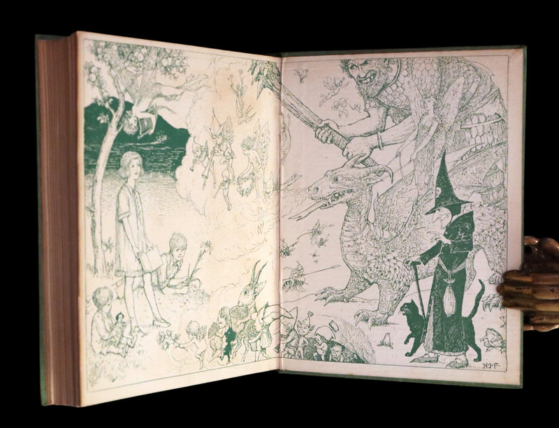 1926 Rare First Edition - OLD FRIENDS AMONG THE FAIRIES by Andrew Lang. Illustrated.