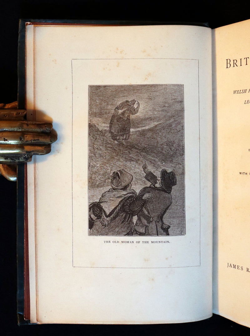 1881 Scarce First US Edition - BRITISH GOBLINS, Welsh Folk-lore & Fairy Mythology by Wirt Sikes.
