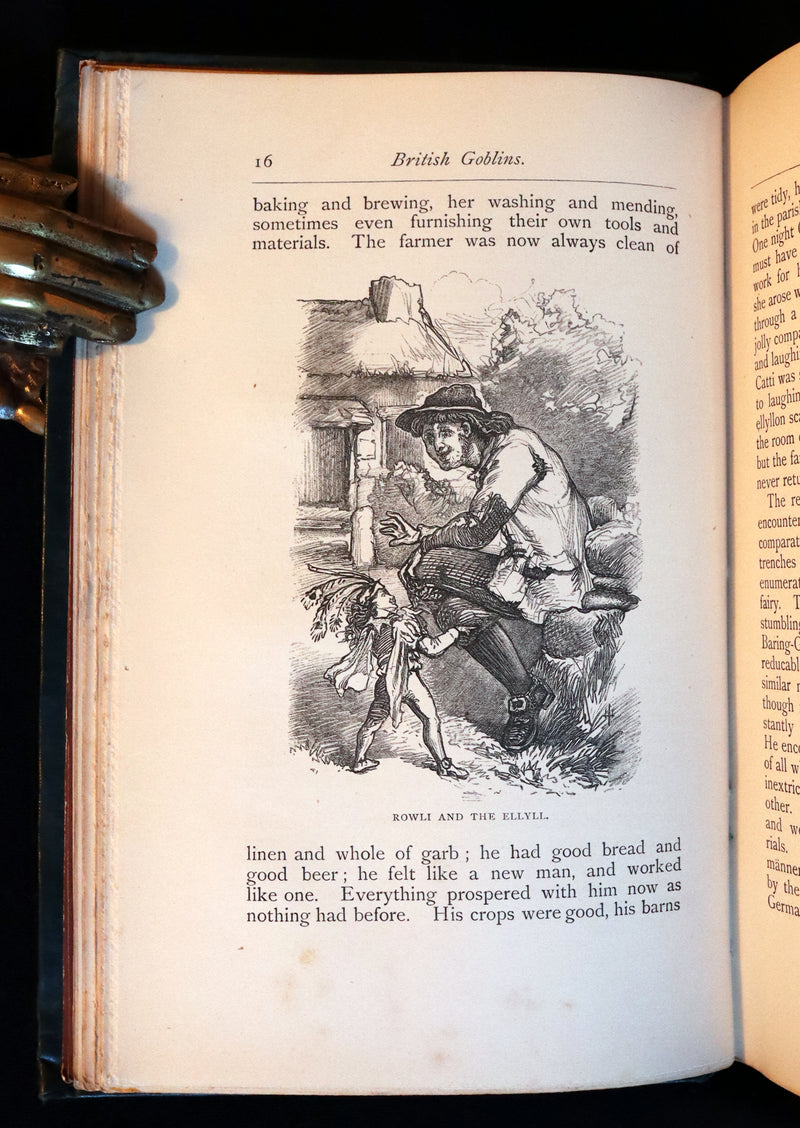 1881 Scarce First US Edition - BRITISH GOBLINS, Welsh Folk-lore & Fairy Mythology by Wirt Sikes.