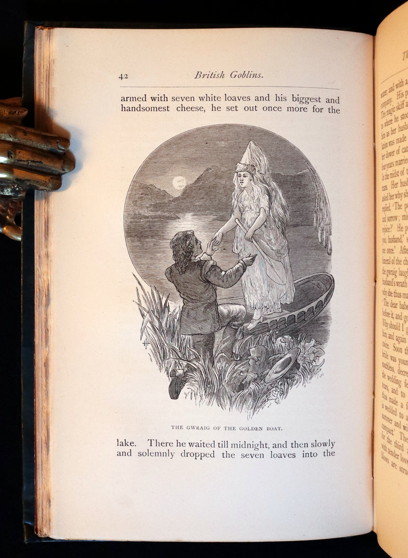 1881 Scarce First US Edition - BRITISH GOBLINS, Welsh Folk-lore & Fairy Mythology by Wirt Sikes.