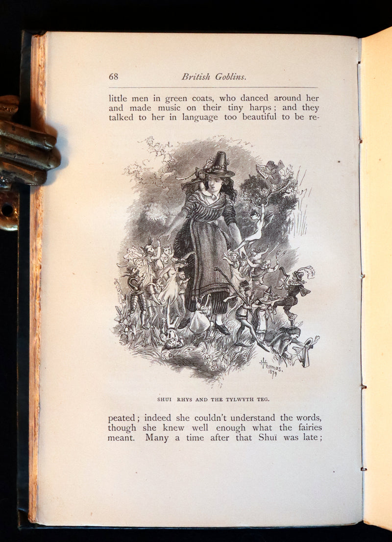 1881 Scarce First US Edition - BRITISH GOBLINS, Welsh Folk-lore & Fairy Mythology by Wirt Sikes.