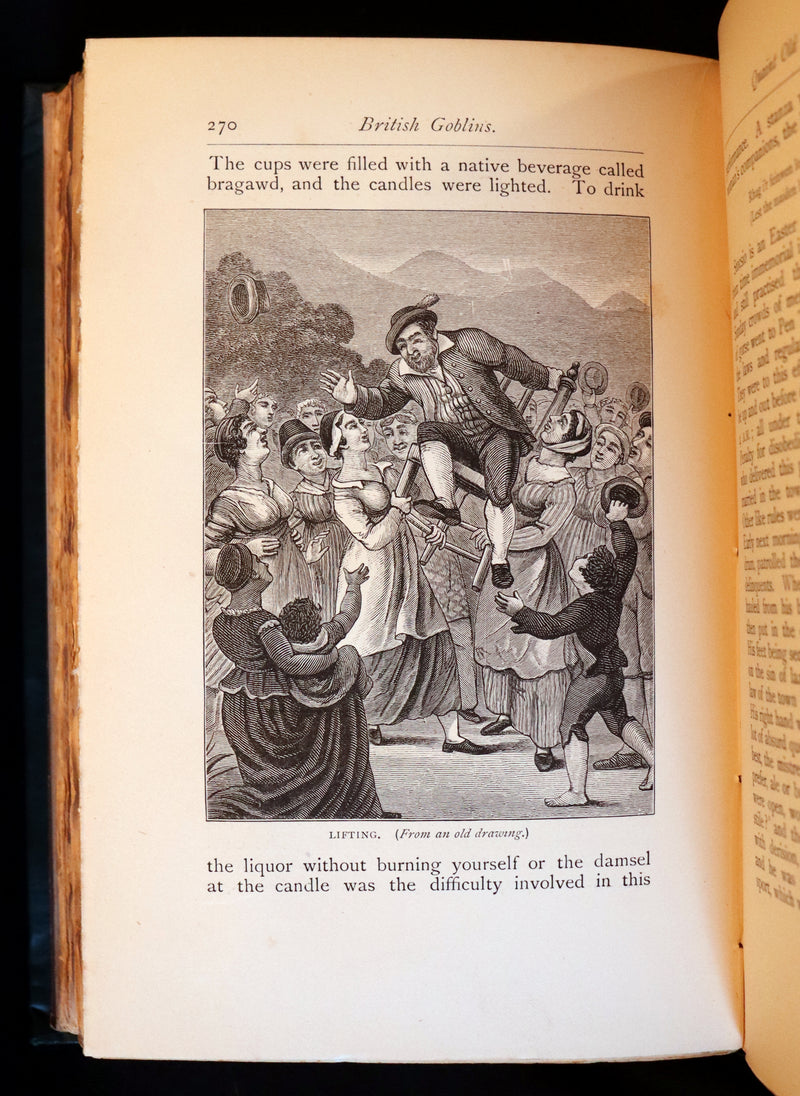 1881 Scarce First US Edition - BRITISH GOBLINS, Welsh Folk-lore & Fairy Mythology by Wirt Sikes.