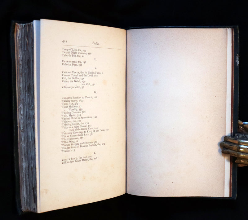 1881 Scarce First US Edition - BRITISH GOBLINS, Welsh Folk-lore & Fairy Mythology by Wirt Sikes.