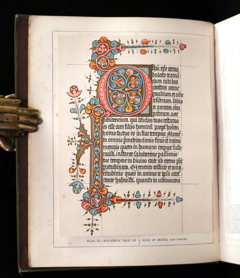 1885 Rare First Edition ~THE ART OF ILLUMINATING by J.W. LOFTIE. Color Illustrated.