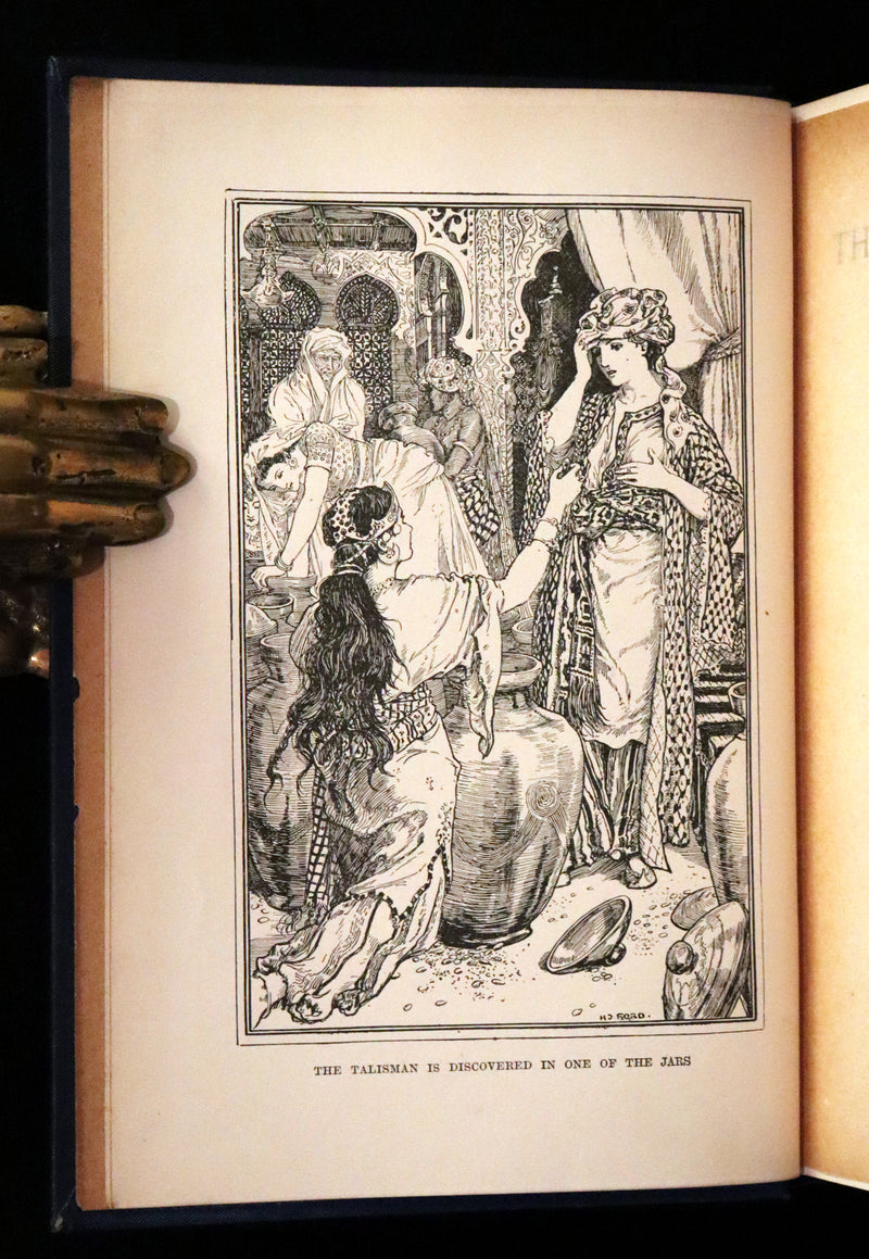 1898 Rare 1stED Book - THE ARABIAN NIGHTS by Andrew Lang Illustrated by Henry Justice Ford.