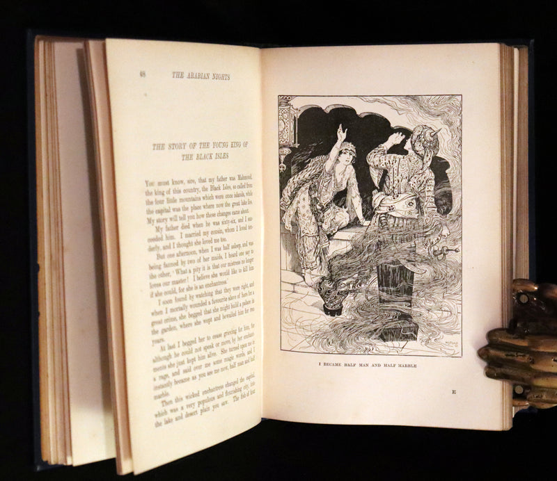 1898 Rare 1stED Book - THE ARABIAN NIGHTS by Andrew Lang Illustrated by Henry Justice Ford.