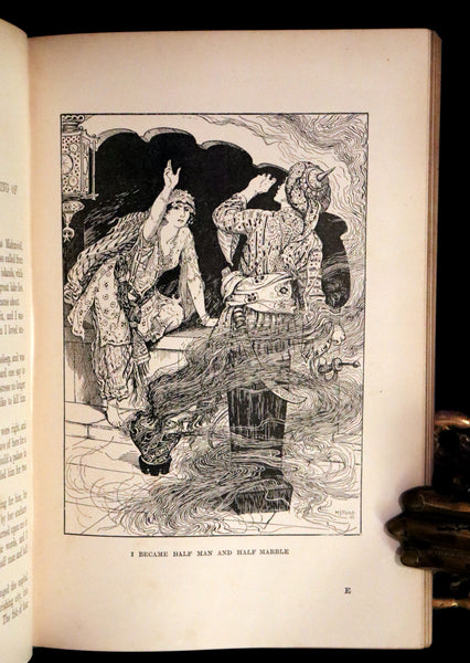 1898 Rare 1stED Book - THE ARABIAN NIGHTS by Andrew Lang Illustrated by Henry Justice Ford.