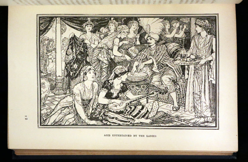 1898 Rare 1stED Book - THE ARABIAN NIGHTS by Andrew Lang Illustrated by Henry Justice Ford.