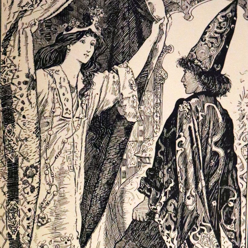 1898 Rare 1stED Book - THE ARABIAN NIGHTS by Andrew Lang Illustrated by Henry Justice Ford.