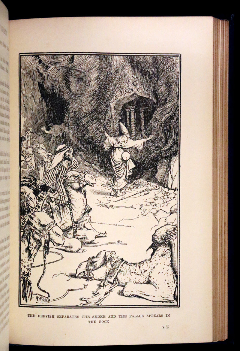 1898 Rare 1stED Book - THE ARABIAN NIGHTS by Andrew Lang Illustrated by Henry Justice Ford.