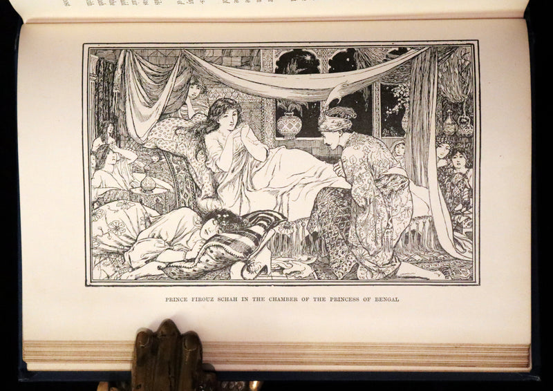 1898 Rare 1stED Book - THE ARABIAN NIGHTS by Andrew Lang Illustrated by Henry Justice Ford.