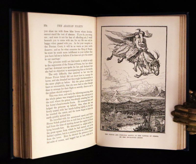 1898 Rare 1stED Book - THE ARABIAN NIGHTS by Andrew Lang Illustrated by Henry Justice Ford.