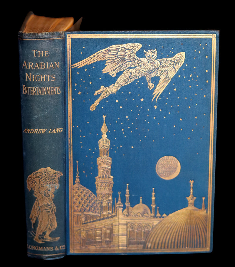 1898 Rare 1stED Book - THE ARABIAN NIGHTS by Andrew Lang Illustrated by Henry Justice Ford.