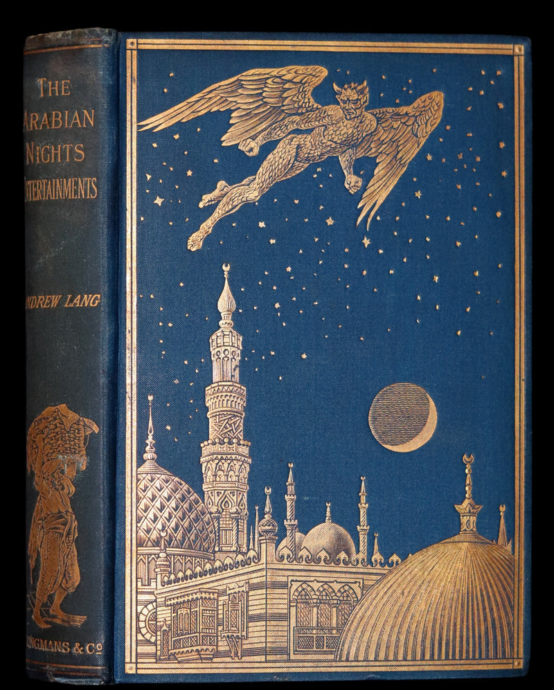 1898 Rare 1stED Book - THE ARABIAN NIGHTS by Andrew Lang Illustrated by Henry Justice Ford.