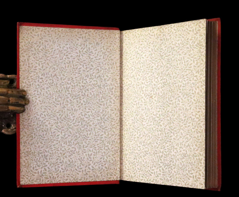 1870 Scarce Illustrated Floriography Book ~ The Language of Flowers Including Floral Poetry.