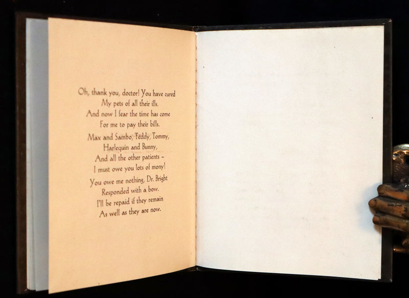 1943 Scarce First US Edition - The PET'S DOCTOR illustrated by Ida Bohatta Morpurgo.