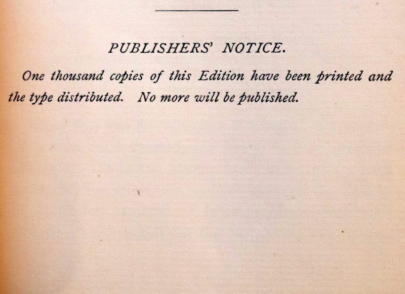 1885 Scarce Book Set - The Tales and Poems of Edgar Allan Poe. Limited Illustrated Edition.