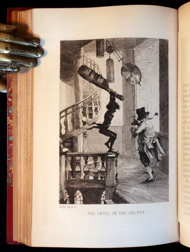 1885 Scarce Book Set - The Tales and Poems of Edgar Allan Poe. Limited Illustrated Edition.