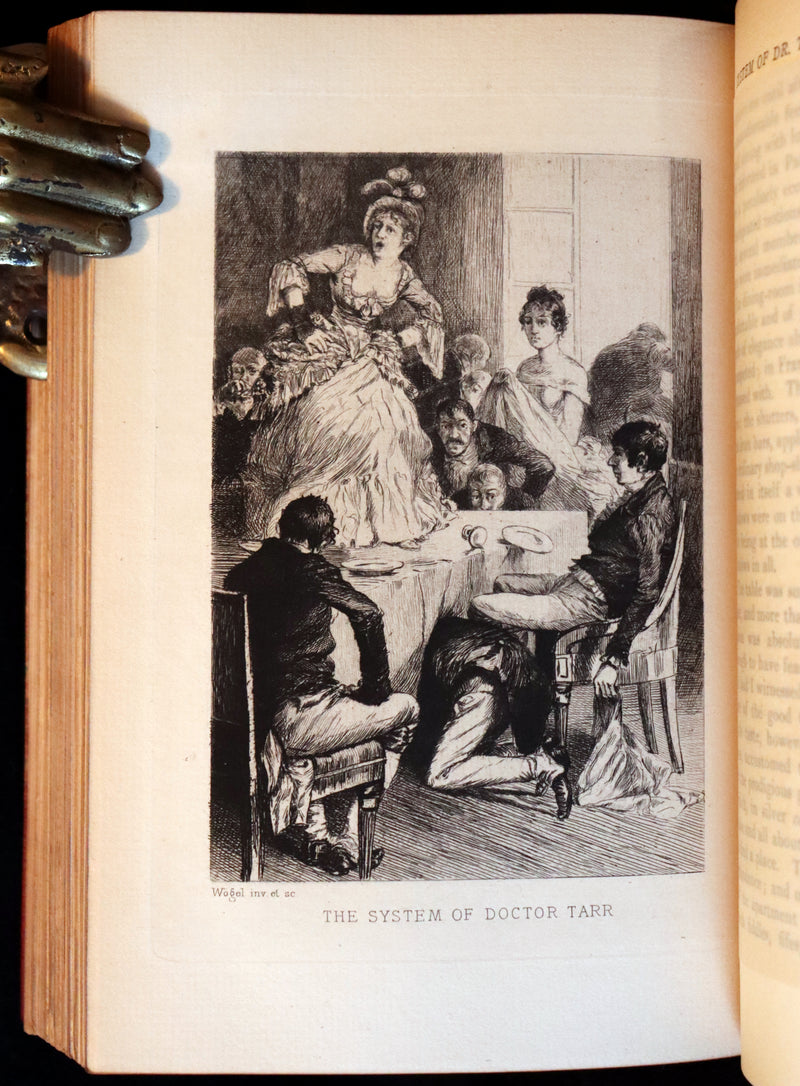 1885 Scarce Book Set - The Tales and Poems of Edgar Allan Poe. Limited Illustrated Edition.