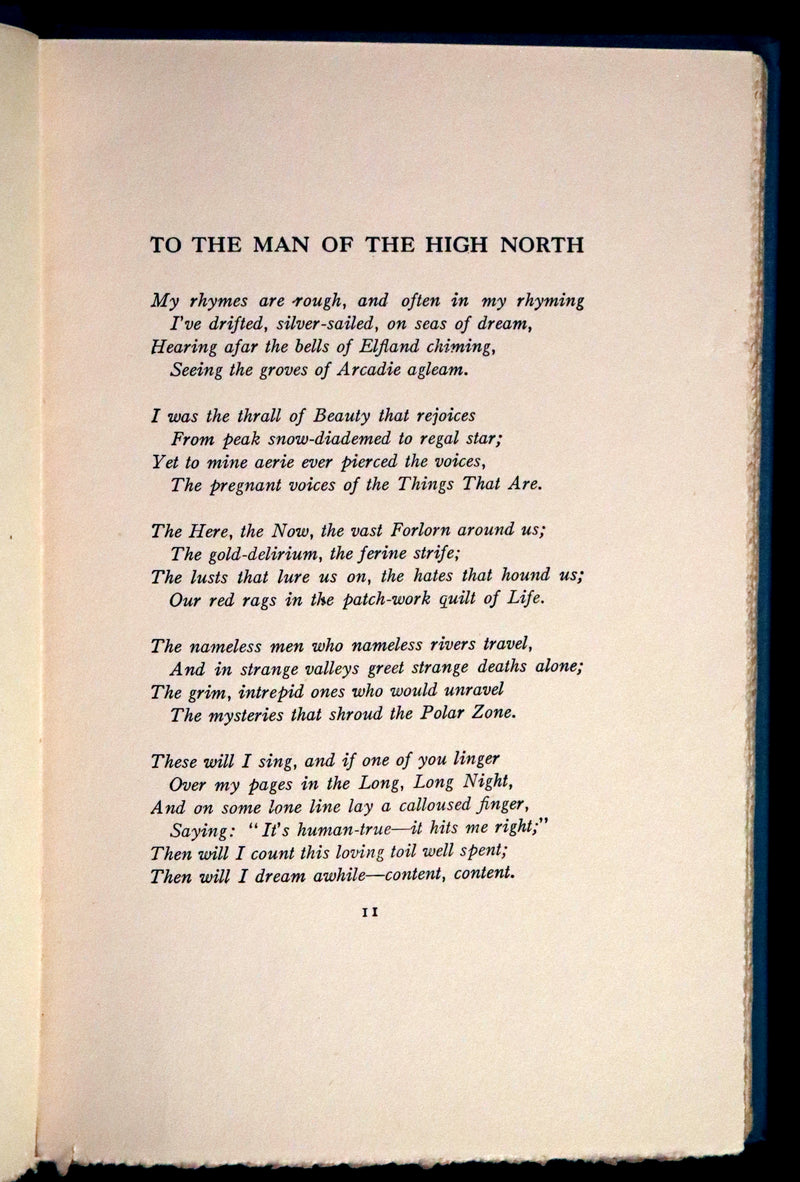 1907 Rare Book - Yukon Gold Rush, BALLADS OF A CHEECHAKO by Robert W. Service. Illustrated.
