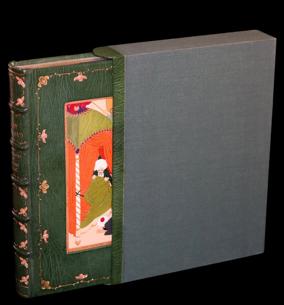 1928 Rare 1st Limited Signed Edition bound by ASPREY - A FAIRY GARLAND Being Fairy Tales from the Old French by EDMUND DULAC.