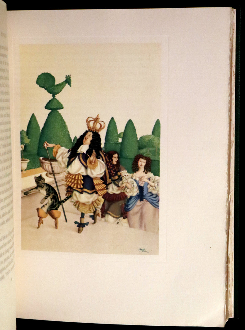 1928 Rare 1st Limited Signed Edition bound by ASPREY - A FAIRY GARLAND Being Fairy Tales from the Old French by EDMUND DULAC.