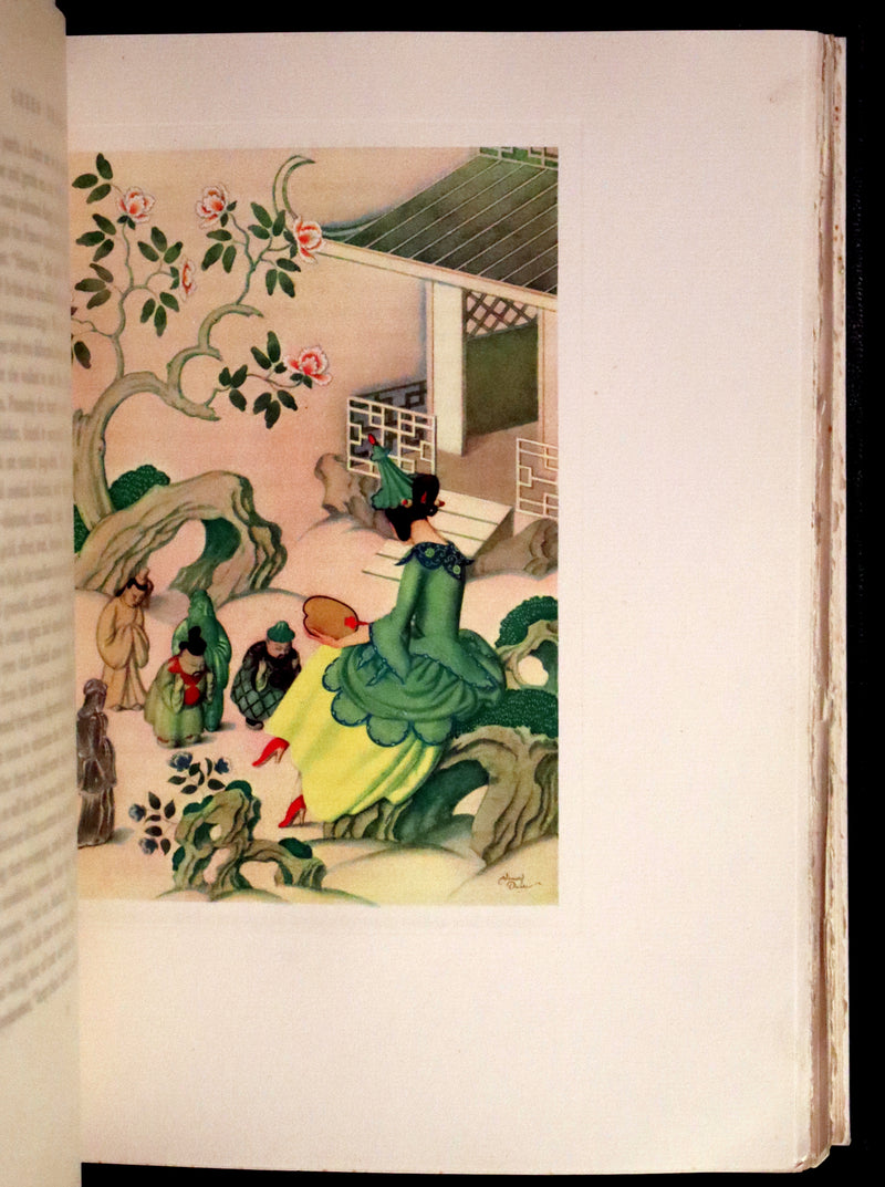 1928 Rare 1st Limited Signed Edition bound by ASPREY - A FAIRY GARLAND Being Fairy Tales from the Old French by EDMUND DULAC.