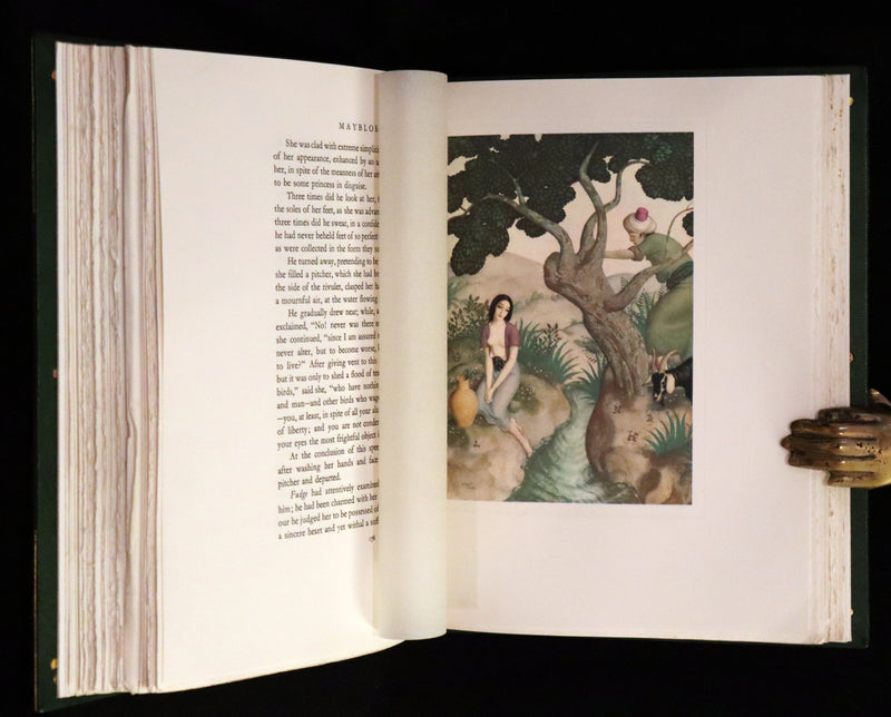 1928 Rare 1st Limited Signed Edition bound by ASPREY - A FAIRY GARLAND Being Fairy Tales from the Old French by EDMUND DULAC.