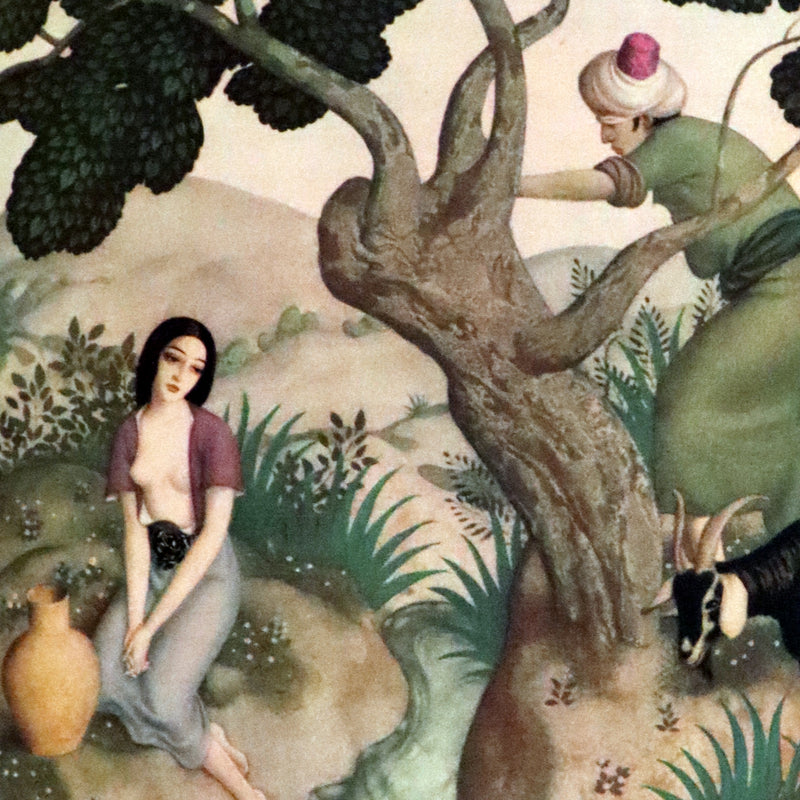 1928 Rare 1st Limited Signed Edition bound by ASPREY - A FAIRY GARLAND Being Fairy Tales from the Old French by EDMUND DULAC.