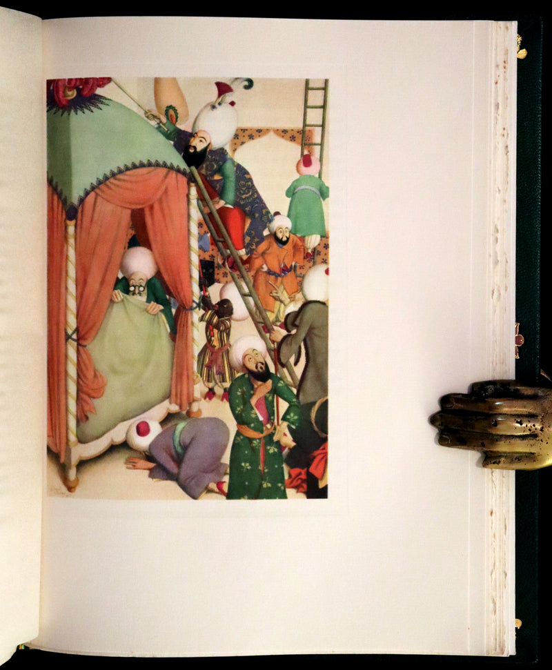 1928 Rare 1st Limited Signed Edition bound by ASPREY - A FAIRY GARLAND Being Fairy Tales from the Old French by EDMUND DULAC.