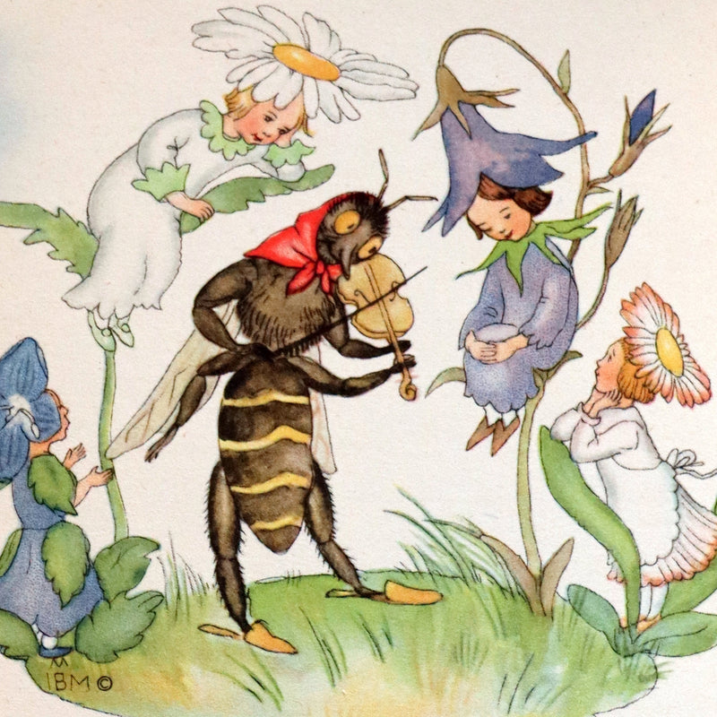 1935 Scarce First English Edition - THE BUSY BEES illustrated by Ida Bohatta-Morpurgo.