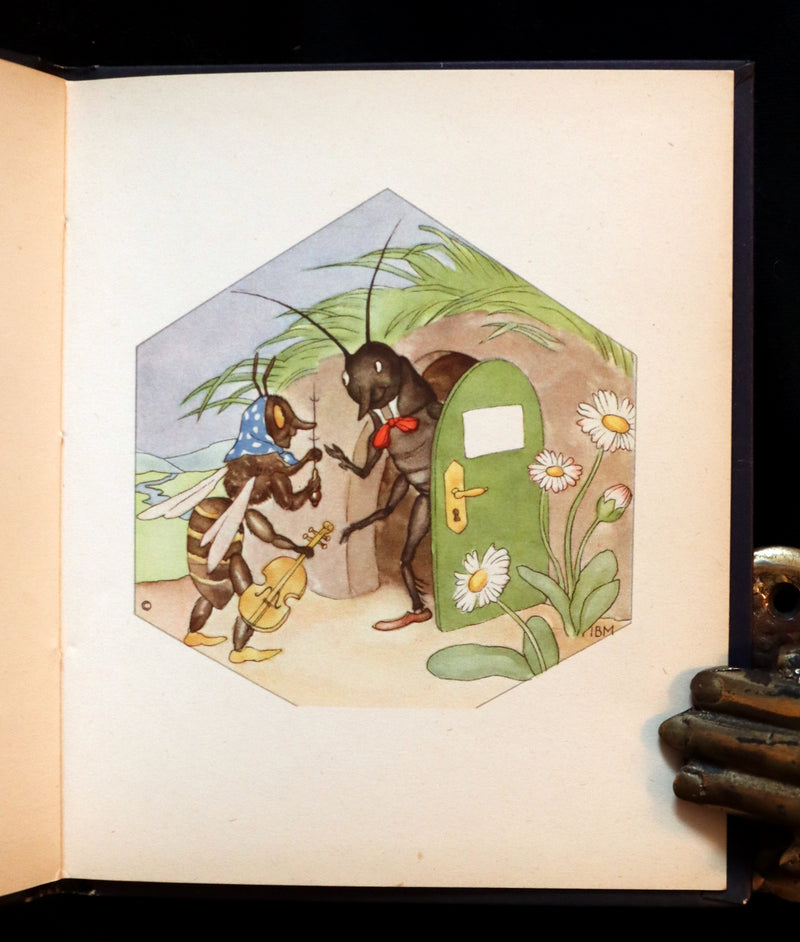 1935 Scarce First English Edition - THE BUSY BEES illustrated by Ida Bohatta-Morpurgo.