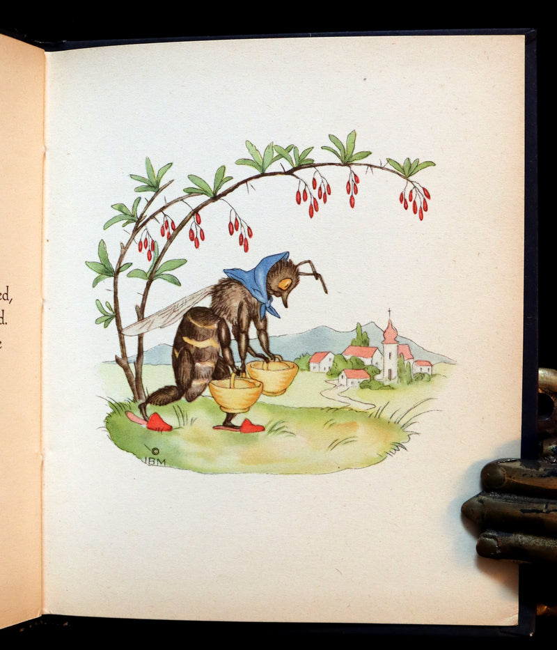 1935 Scarce First English Edition - THE BUSY BEES illustrated by Ida Bohatta-Morpurgo.