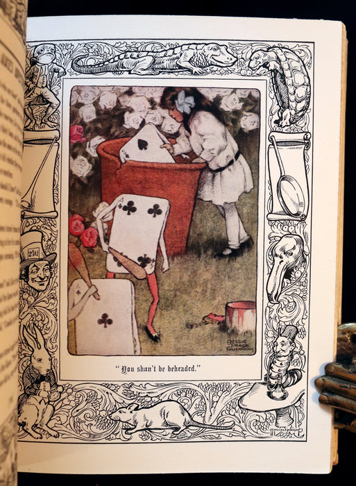 1930 Rare Book - Alice's Adventures in Wonderland Illustrated by Bessie Pease Gutmann.