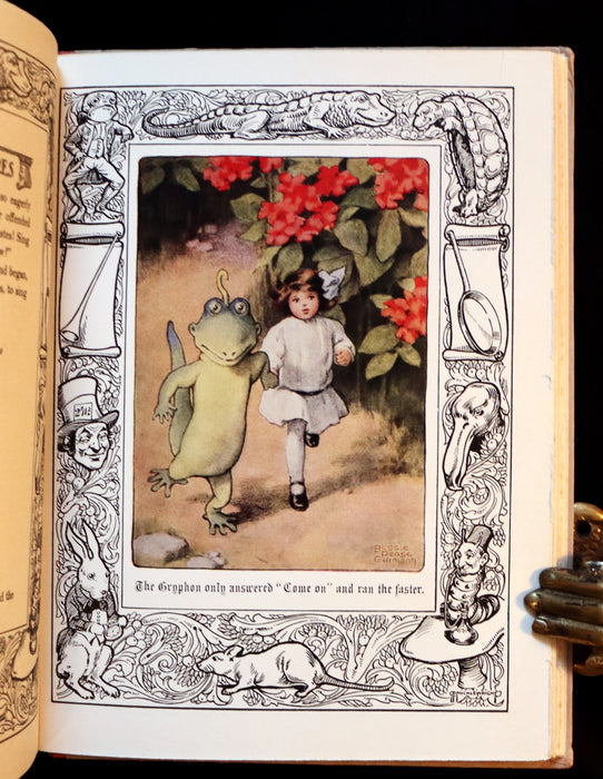 1930 Rare Book - Alice's Adventures in Wonderland Illustrated by Bessie Pease Gutmann.